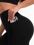 Pocketed High Waist Active Leggings 