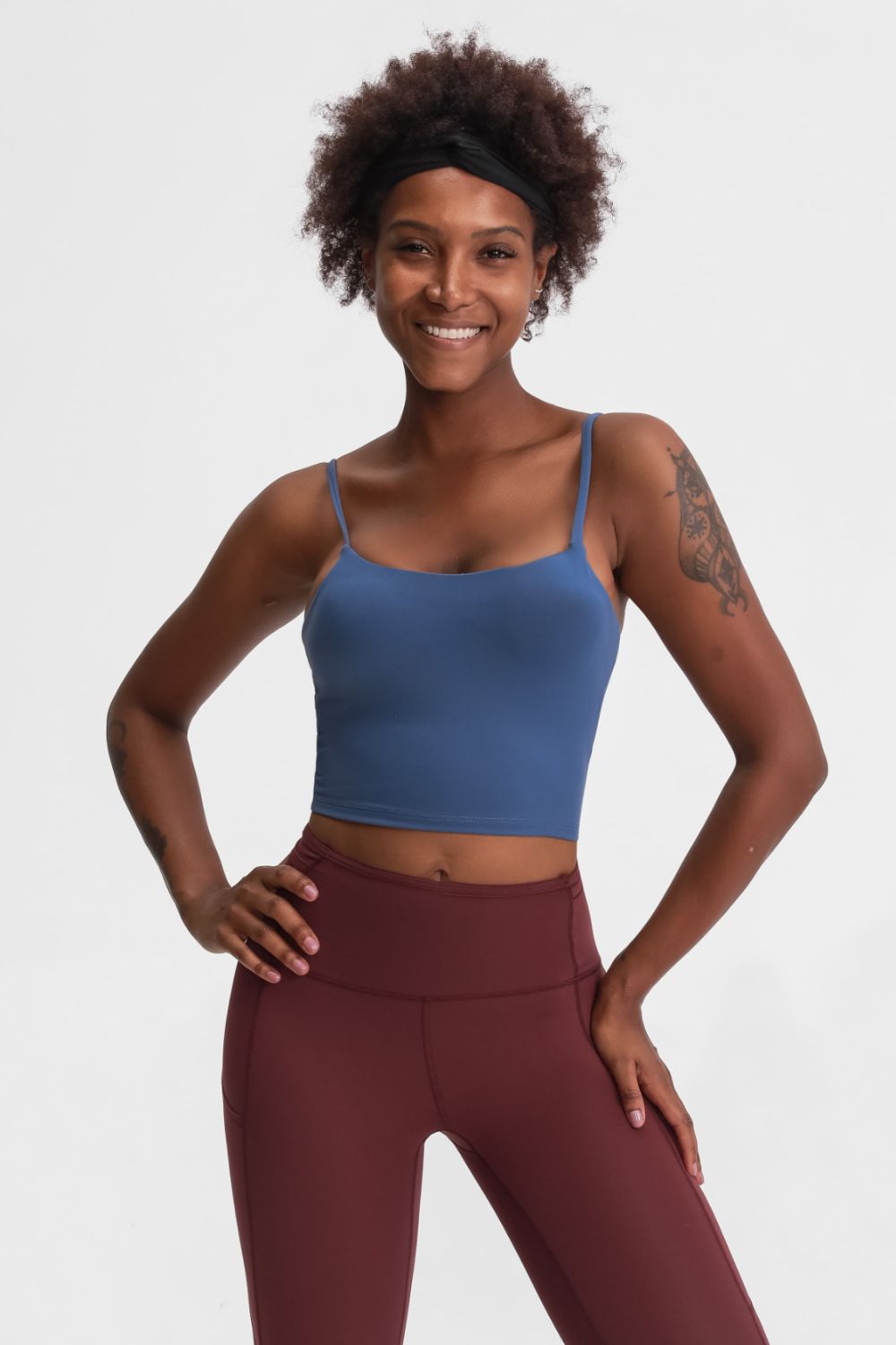 Millennia Feel Like Skin Scoop Neck Sports Cami 