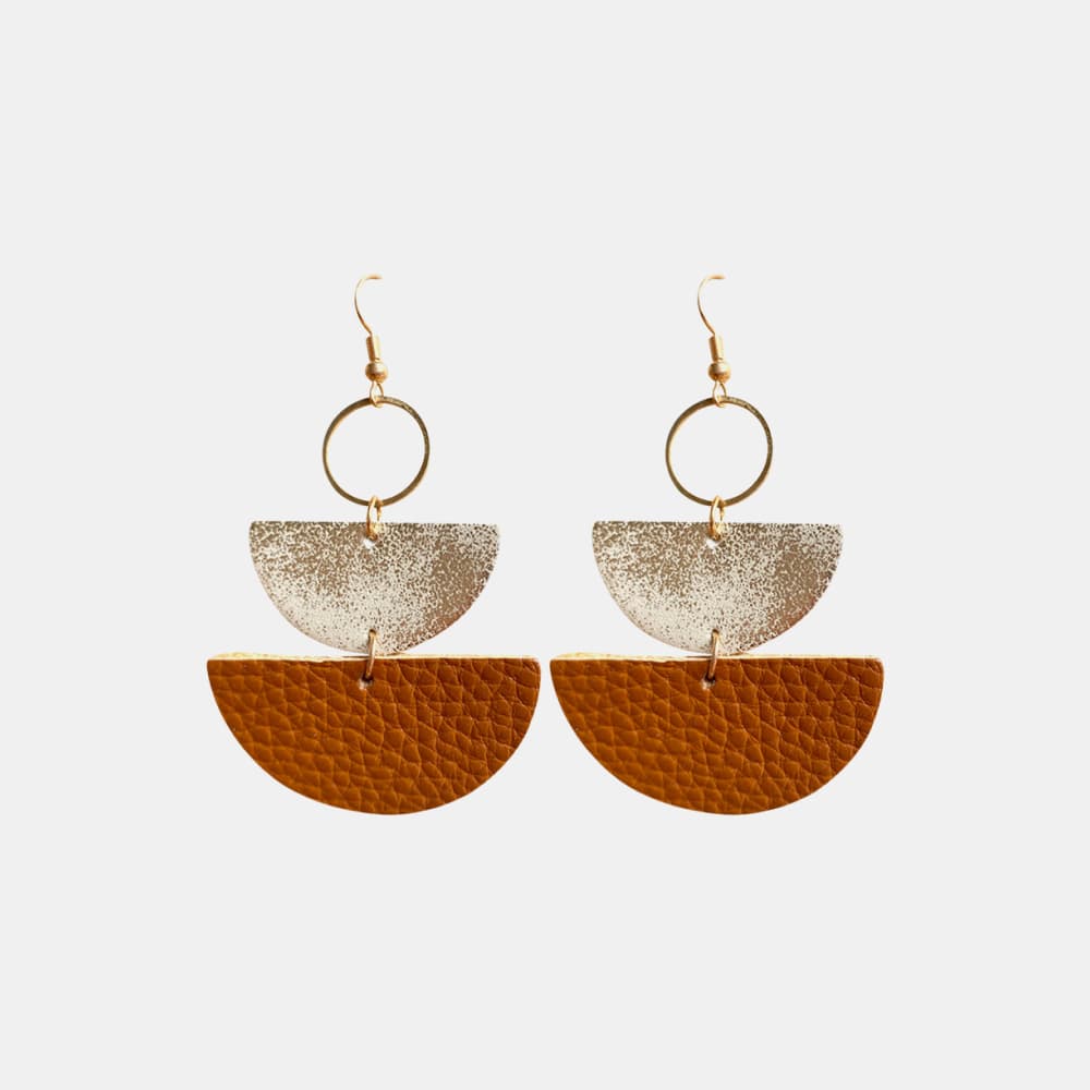 Geometrical Shape Dangle Earrings 