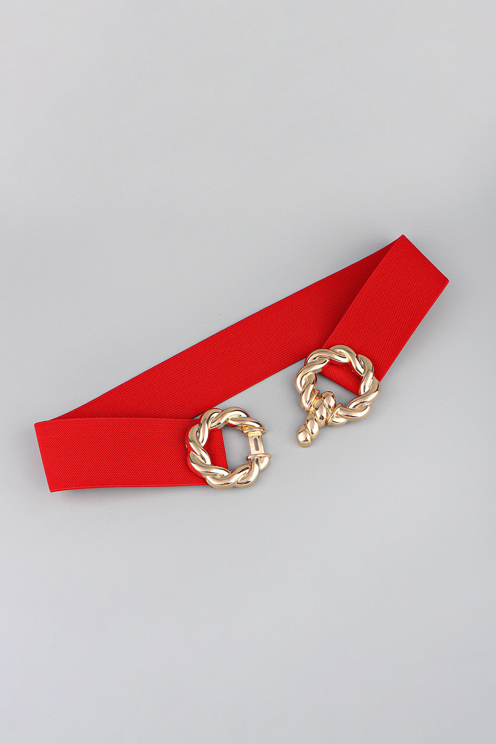 Zinc Alloy Buckle Elastic Belt 