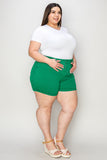 Judy Blue Full Size Tummy Control Garment Dyed Denim Shorts 