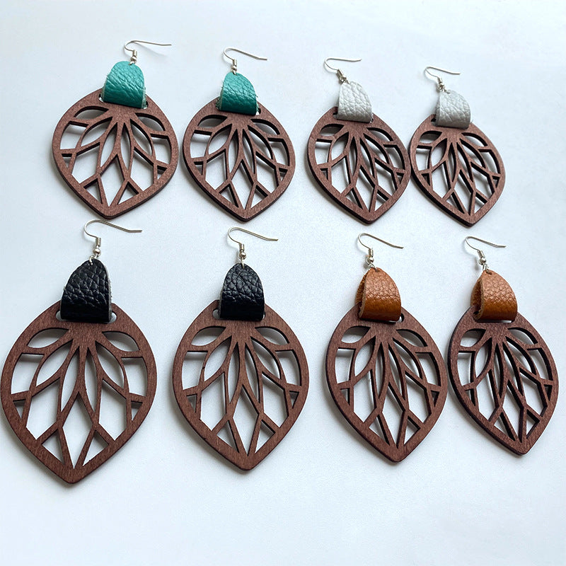 Leaf Drop Earrings 
