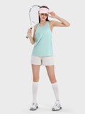 Millennia Round Neck Wide Strap Active Tank 