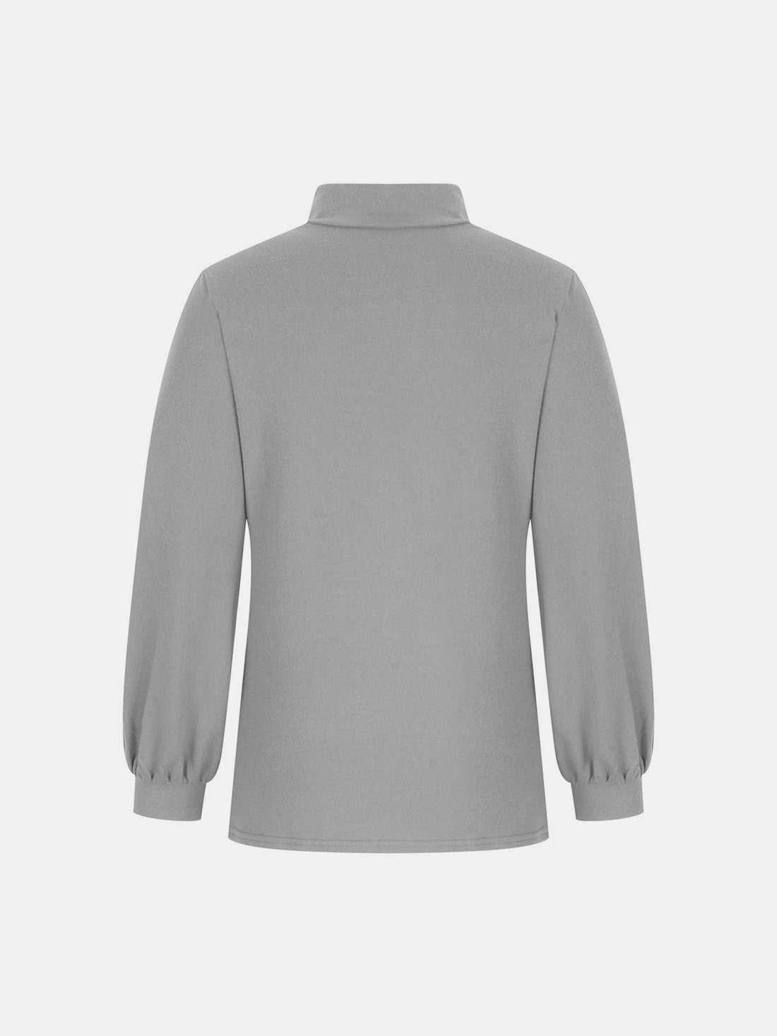 Full Size Mock Neck Long Sleeve T-Shirt 