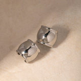 Stainless Steel C-Hoop Earrings 