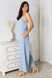 Basic Bae Full Size Spaghetti Strap V-Neck Jumpsuit 