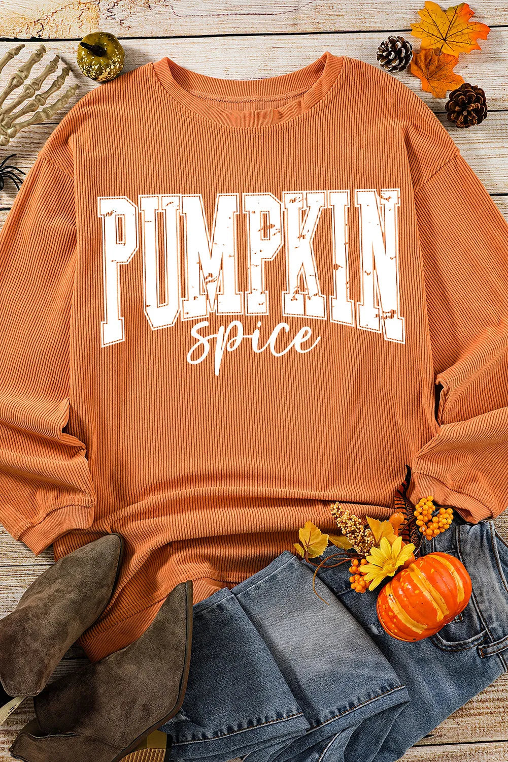 Letter Graphic Long Sleeve Sweatshirt 