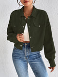 Honey Snap Down Long Sleeve Jacket 