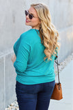 Basic Bae Full Size Round Neck Batwing Sleeve Top 