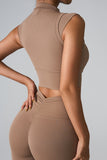 Mock Neck Active Tank 