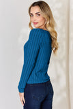 Basic Bae Full Size Ribbed Long Sleeve T-Shirt 