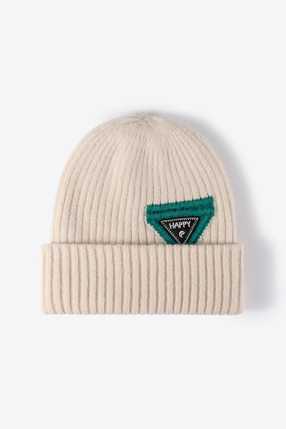 HAPPY Contrast Beanie 