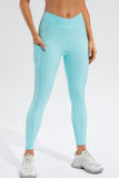 High Waist Active Leggings with Pockets 