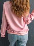 Halloween Leopard Bowknot Pumpkin Graphic Sweatshirt 