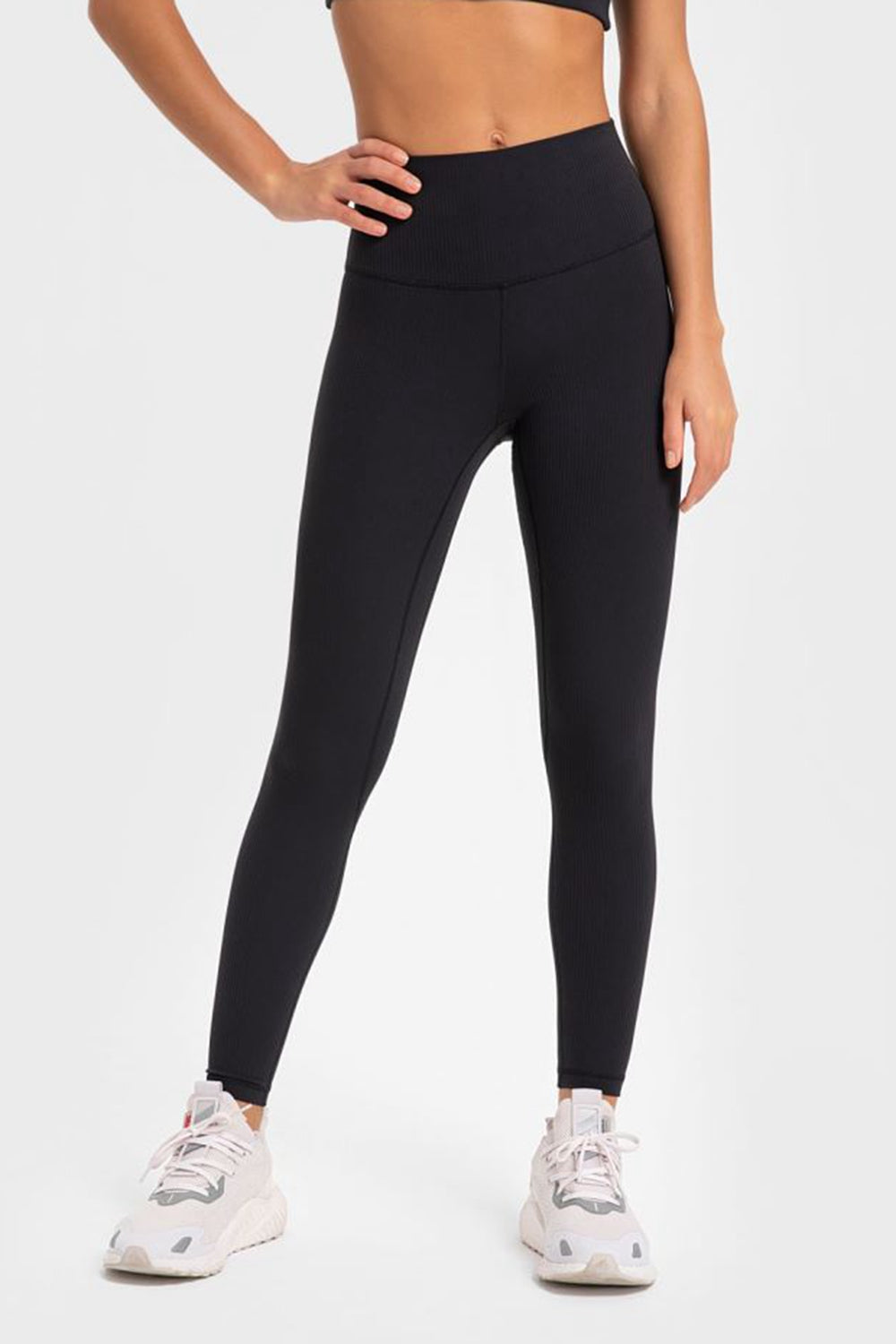 Millennia Highly Stretchy Wide Waistband Yoga Leggings 