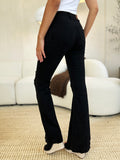 Judy Blue Full Size High Waist Distressed Flare Jeans 