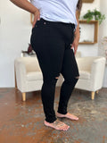 Judy Blue Full Size Distressed Tummy Control High Waist Skinny Jeans 