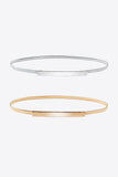 Elastic Iron Skinny Belt 
