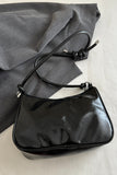 Butterfly PU Leather Knotted Strap Shoulder Bag 