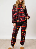 Christmas Long Sleeve Top and Pants Lounge Set Lingerie & Nightwear