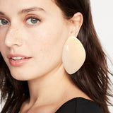 Alloy & Resinous Geometric Earrings 