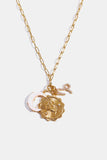 Constellation and Moon Pendant Copper Necklace 