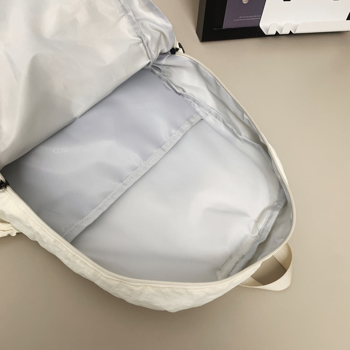 Drawstring Nylon Backpack Bag 