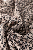 Khaki Geometric Print Notched Neck Puff Sleeve Blouse Tops/Blouses & Shirts