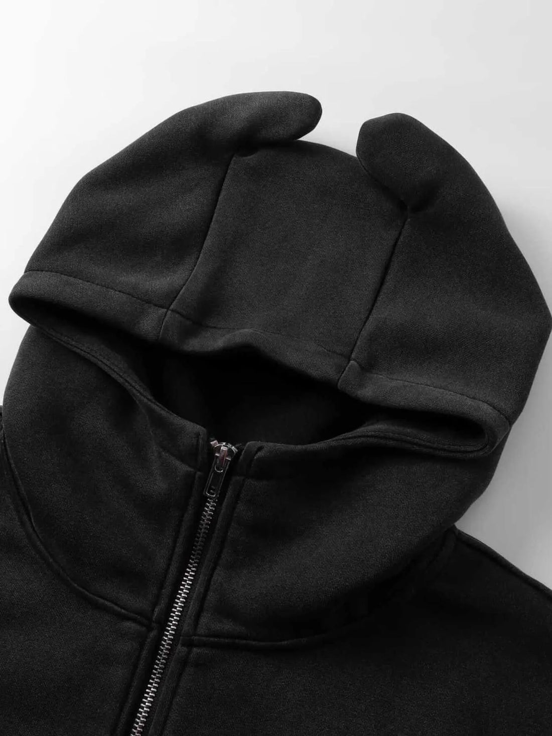 Men's Devil Horn Zip-Up Hoodie 