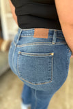 Judy Blue Full Size High Waist Front Seam Detail Straight Jeans 