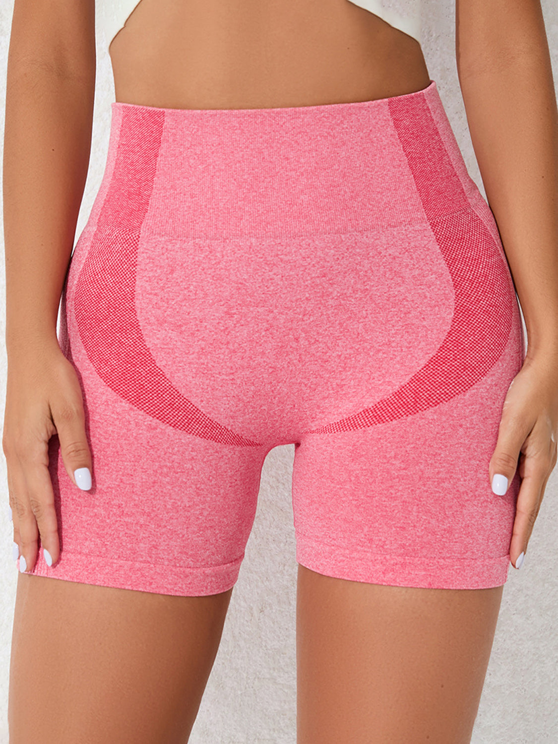 High Waist Active Shorts 