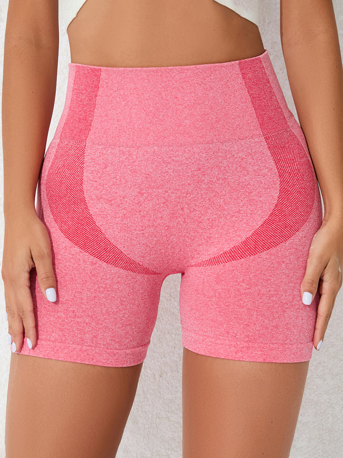 High Waist Active Shorts 