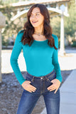 Basic Bae Full Size Round Neck Long Sleeve Bodysuit 