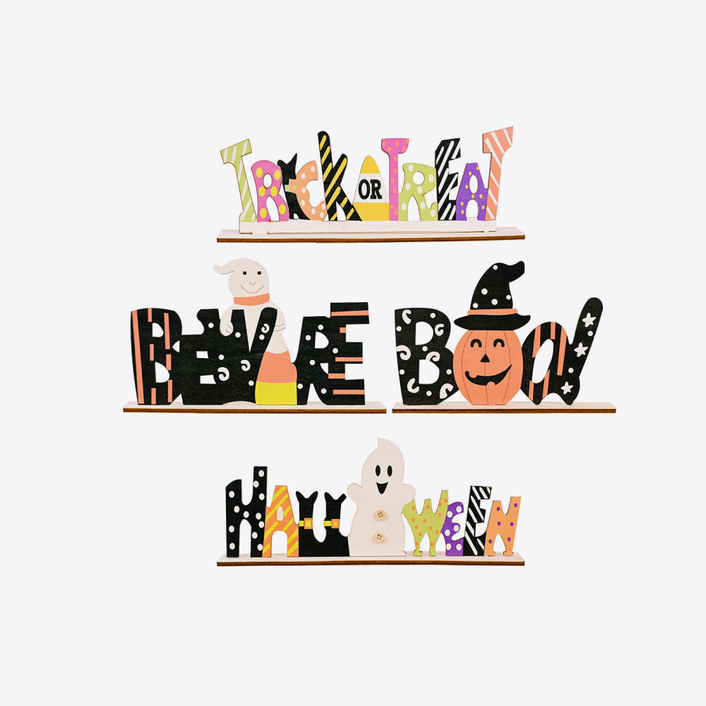 Assorted 2-Piece Halloween Element Ornaments 
