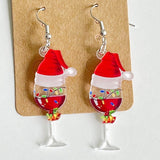 Geometric Shape Acrylic Dangle Earrings 