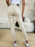 Judy Blue Full Size Garment Dyed Tummy Control Skinny Jeans 