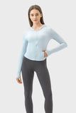 Millennia Pocketed Zip Up Hooded Long Sleeve Active Outerwear 