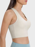 Millennia Scoop Neck Wide Strap Active Tank 