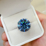 10 Carat 925 Sterling Silver Moissanite Ring 