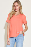 Basic Bae Bamboo Full Size V-Neck High-Low T-Shirt 