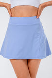 High Waist Pleated Active Skirt 