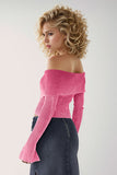 Double Take Ribbed Off-Shoulder Zip Up Long Sleeve Cardigan 