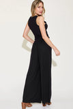 Basic Bae Full Size Ribbed Tank and Wide Leg Pants Set 