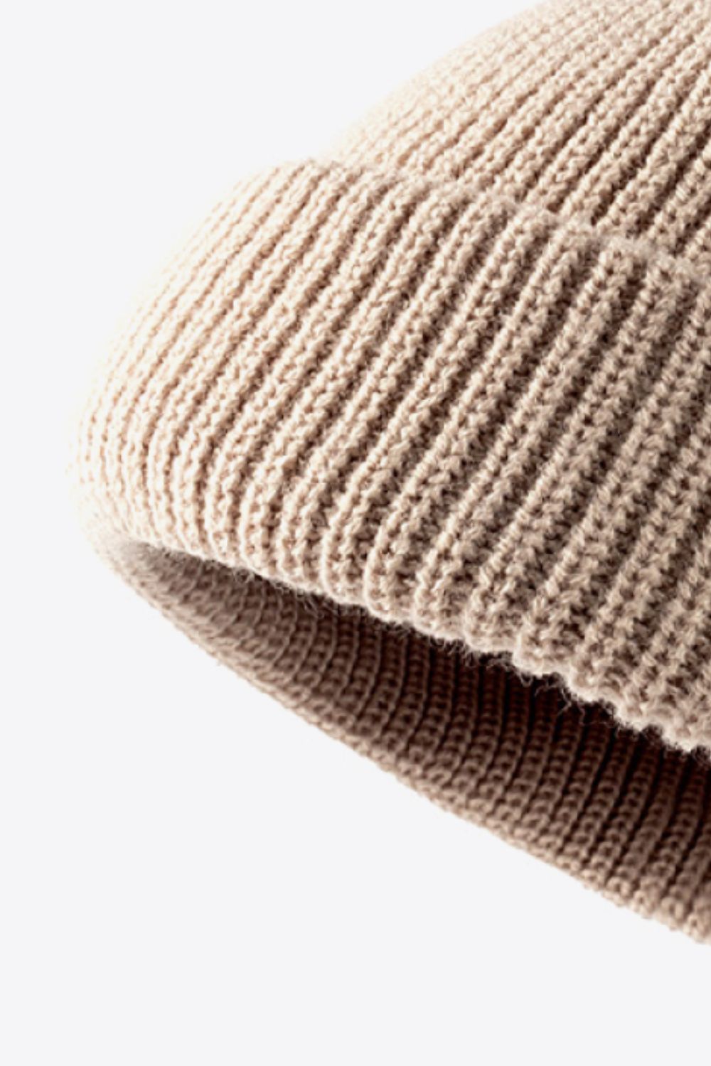 Calling For Winter Rib-Knit Beanie 