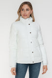 YMI Pocketed Zip Up Turtleneck Puffer Jacket 