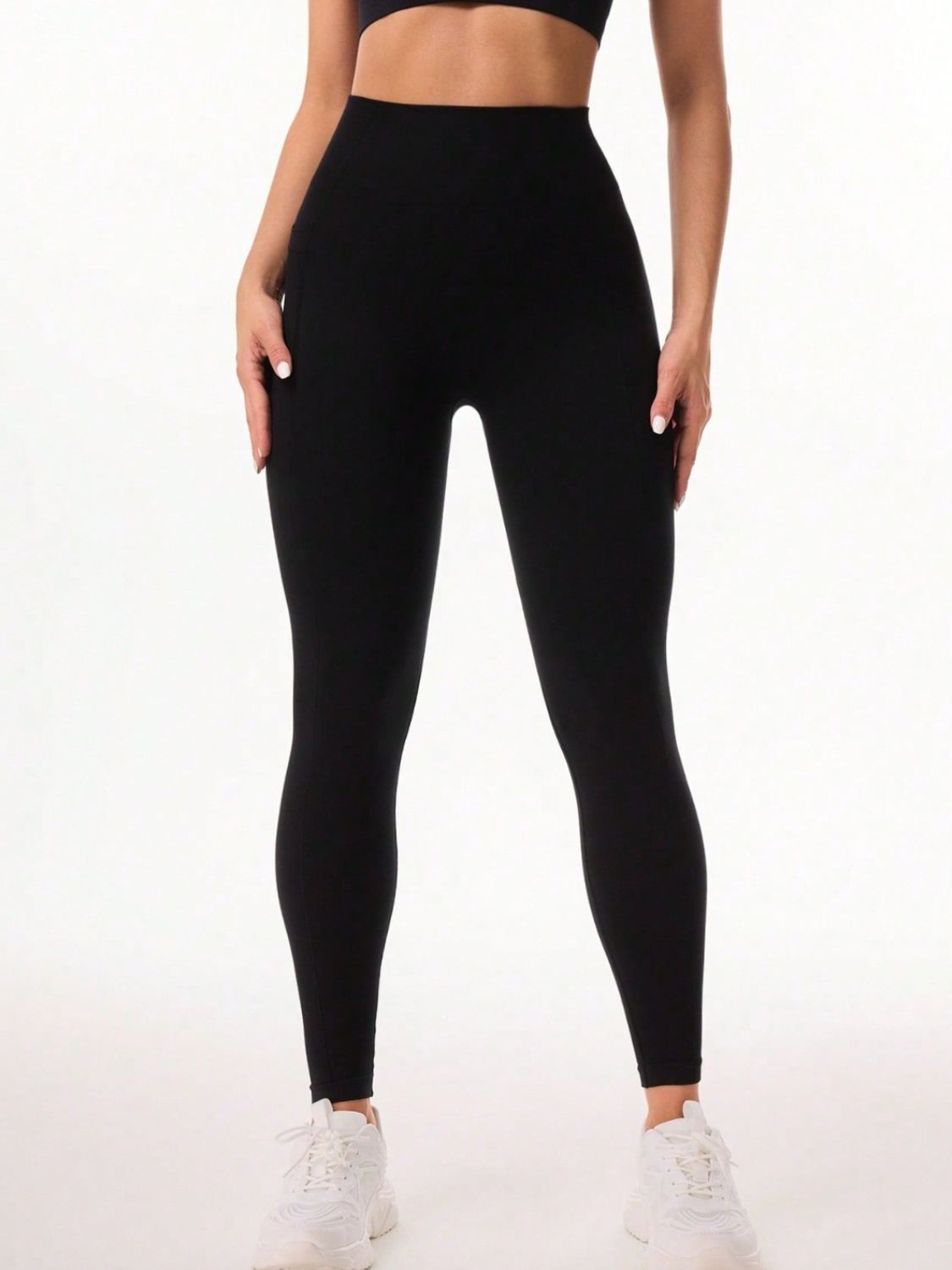 Pocketed High Waist Active Leggings 