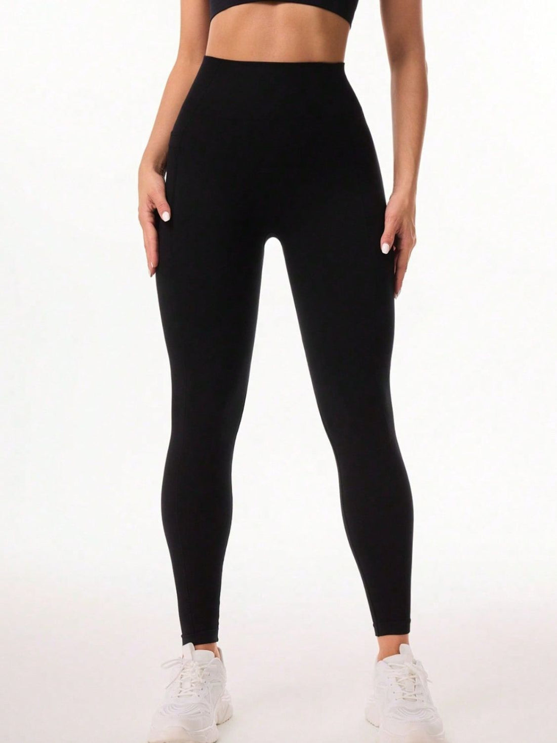 Pocketed High Waist Active Leggings 