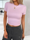 Devine Round Neck Short Sleeve T-Shirt 