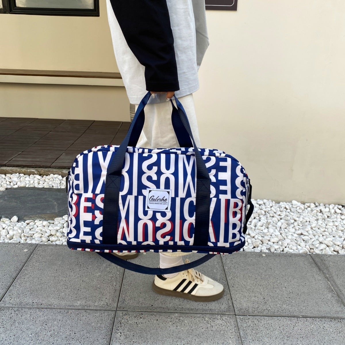 Oxford Cloth Printed Travel Bag 