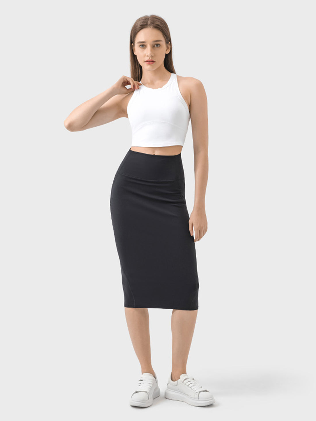 Millennia Slit Wrap Active Skirt 